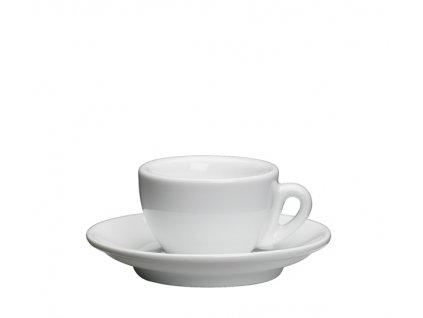Porcelánový šálek na espresso ROMA bílý 50 ml - Cilio  Espresso šálek bílý 5 cl - Cilio