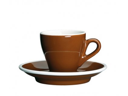 Porcelánový šálek na espresso Milano hnědý 50 ml - Cilio  Milano espresso šálek hnědý 5 cl - Cilio