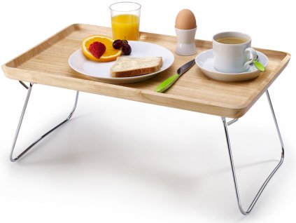 Servírovací podnos do postele přírodní 53 x 32 cm - Continenta  Servírovací stolek přírodní 53 x 32 cm - Continenta