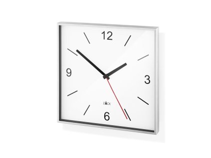 Nástěnné hodiny SILLAR, bílé - ZACK  SILLAR nástěnné hodiny, bílé - ZACK