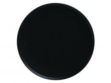 Porcelánový dezertní talíř s vyšším okrajem CAVIAR 21 cm černý -Maxwell&Williams  CAVIAR Porcelánový jídelní mělký talíř černý 21 cm - Maxwell&Williams