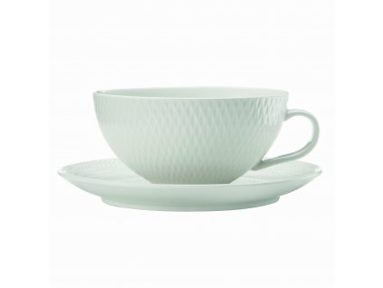 Porcelánový šálek s podšálkem na čaj 250 ml DIAMONDS - Maxwell&Williams  DIAMONDS Porcelánový čajový šálek & podšálek 250ml - Maxwell&Williams