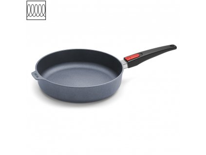 Hluboká Pánev na soté Diamond LITE s odnímatelnou rukojetí 28 cm na indukci-WOLL  Titanová indukční pánev na soté 28 cm s odnímatelnou rukojetí Diamond Lite - WOLL