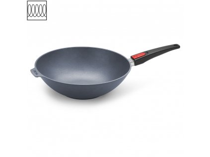 Wok Pánev Diamond LITE s odnímatelnou rukojetí 32 cm na indukci - WOLL  Titanová pánev Wok na indukci 32 cm s odnímatelnou rukojetí Diamond Lite - WOLL