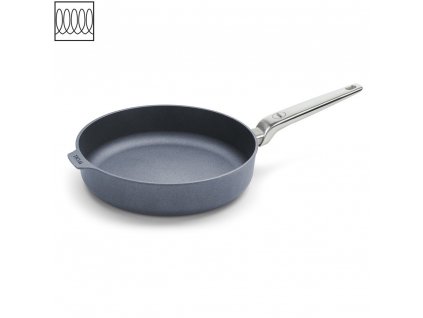 Pánev na soté vysoká Diamond Lite PRO s nerezovou rukojetí 28cm na indukci -WOLL  Titanová indukční pánev na soté 28 cm s nerezovou rukojetí Diamond Lite PRO - WOLL