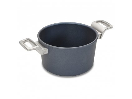 Titanový Hrnec Diamond Lite PRO s nerezovou rukojetí neindukční 20 cm - WOLL  Titanový hrnec 20 cm s nerezovou rukojetí Diamond Lite PRO neindukční - WOLL