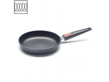 Pánev Titanium Nowo s odnímatelnou rukojetí 24 cm - WOLL  Titanová pánev na indukci 24 cm s odnímatelnou rukojetí Titanium Nowo - WOLL