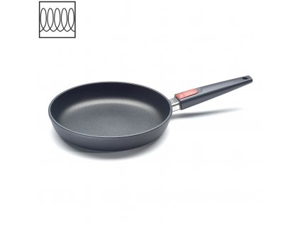 Pánev Titanium Nowo s odnímatelnou rukojetí 26 cm - WOLL  Titanová pánev na indukci 26 cm s odnímatelnou rukojetí Titanium Nowo - WOLL