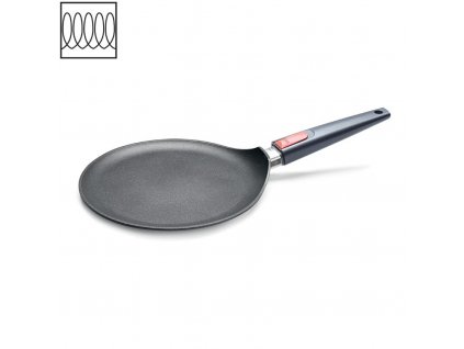Pánev na palačinky Titanium Nowo s odnímatelnou rukojetí 26 cm - WOLL  Titanová indukční pánev na palačinky 26 cm s odnímatelnou rukojetí Titanium Nowo - WOLL