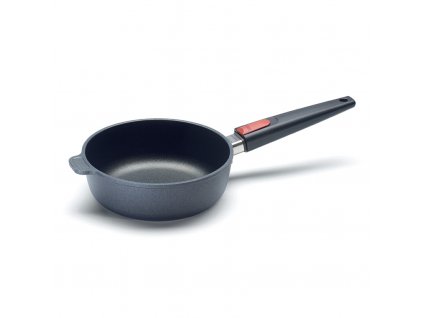 Pánev hluboká Titanium Nowo neindukční s odnímatelnou rukojetí 20 cm - WOLL  Titanová pánev na soté 20 cm s odnímatelnou rukojetí Titanium Nowo - WOLL