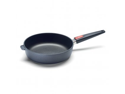 Pánev hluboká Titanium Nowo neindukční s odnímatelnou rukojetí 26 cm - WOLL  Titanová pánev na soté 26 cm s odnímatelnou rukojetí Titanium Nowo - WOLL