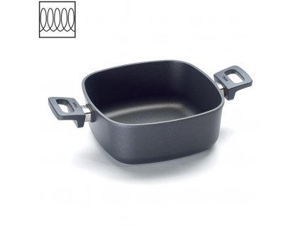 Kastrol Titanium Nowo 24 × 24 cm - WOLL  Titanový kastrol na indukci 24 × 24 cm Titanium Nowo - WOLL