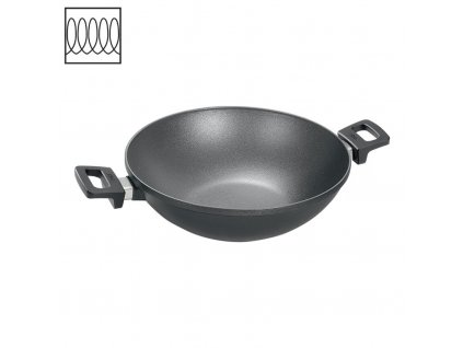 Wok Pánev Titanium Nowo 36 cm - WOLL  Titanová pánev Wok na indukci 36 cm Titanium Nowo - WOLL