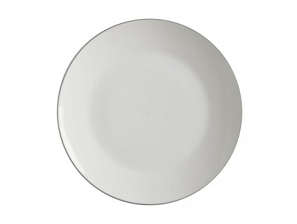 Porcelánový mělký talíř White Basics EDGE 23 cm - Maxwell&Williams  Porcelánový jídelní mělký talíř White Basics Edge 23 cm - Maxwell&Williams