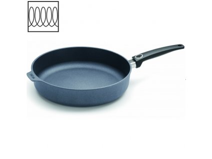 Hluboká Pánev na soté Diamond LITE 32 x 7 cm na indukci-WOLL  Titanová indukční pánev na soté 32 cm 4,8l Diamond Lite - WOLL