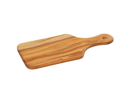 Krájecí prkénko s rukojetí olivové dřevo, 29x14x0,9 cm - Zassenhaus  Prkénko na krájení s rukojetí 29x14x0,9 cm, olivové dřevo - Zassenhaus
