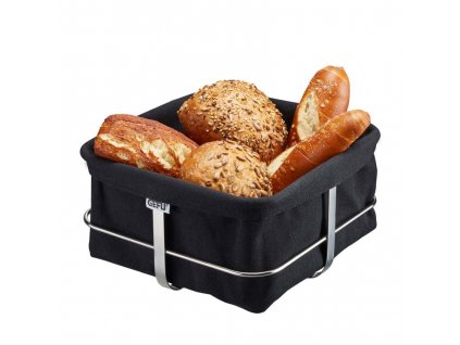 Koš na chléb BRUNCH hranatý černý - GEFU  Hranatý Koš na chléb černý BRUNCH - GEFU