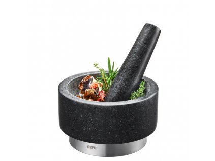 Žulový hmožďíř X-PLOSION® - GEFU  Hmožďíř X-PLOSION® černý - GEFU