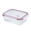 Obdélníková dóza s plastovým víkem, 1100 ml - Küchenprofi Solingen  Dóza na potraviny 1100 ml, sklo/plast - Küchenprofi Solingen