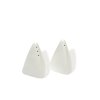 Porcelánová solnička a kořenka na stůl White Basics Pyramid - Maxwell&Williams  Porcelánová solnička a pepřenka Basics Pyramid - Maxwell&Williams