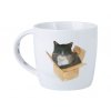 Hrnek Marc Martin Feline Friends 400 ml Cat In A Box - Maxwell&Williams  Marc Martin Feline Friends Hrnek Cat In A Box Gift porcelán 400 ml - Maxwell&Williams