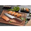 Santoku nůž ENNO, 18 cm, ořechové dřevo GEFU Solingen 4