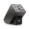 f 79Blok na noze cerny na 12ks jasanove drevo Wusthof Dreizack Solingen