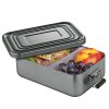 Svačinový box alu antracitový 7x15x23 cm - Küchenprofi  Box na svačinu hliníkový velký antracitový - Küchenprofi