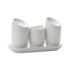 Porcelánová solnička s pepřenkou na White Basics - Maxwell&Williams  White Basics Sůl a pepř set - Maxwell&Williams