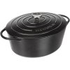 Litinový hrnec oválný PROVENCE 33 cm černý Küchenprofi Solingen 2