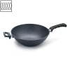 Wok Pánev s rukojetí Titanium Nowo 32 cm - WOLL  Titanová pánev Wok na indukci 32 cm s rukojetí Titanium Nowo - WOLL