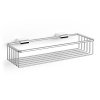 Košík do sprchy ATORE lesklý, 36,8x16,8 cm - ZACK  ATORE obdelníkový košík do sprchy 36,8x16,8 cm, lesklý - ZACK