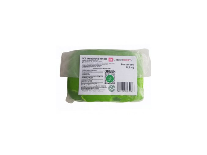 K2 - potahová hmota zelená 500 g