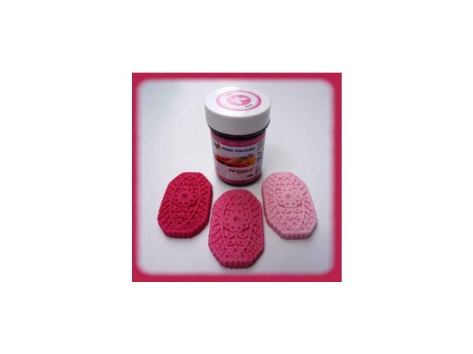 Food Colours - růžová kelímek 35 g