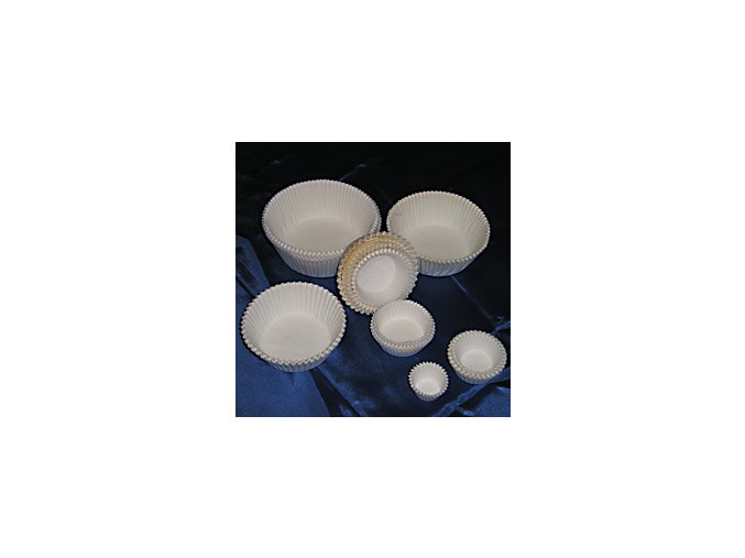 Cukrářské košíčky bílé 30 x 21 mm - 100 ks