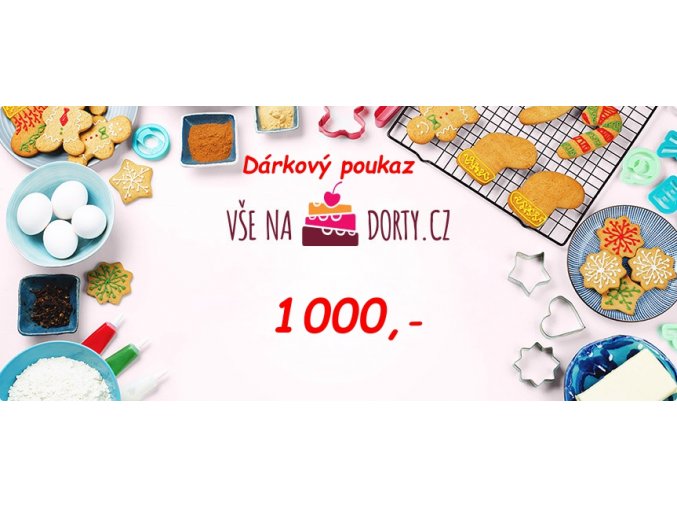 dárkový poukaz 1000,