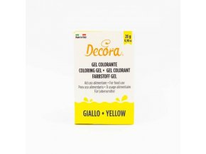 Gelová barva Decora - žlutá