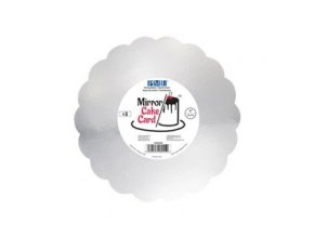 Papírová podložka stříbrná vroubek 20,3 cm