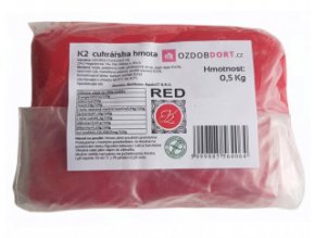 K2 - potahová hmota červená 500 g