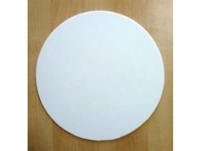 Papírová podložka hladká bílá lesklá M 28 cm