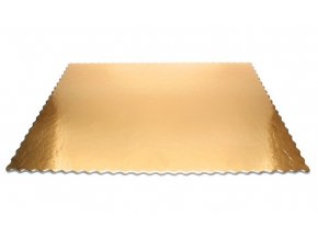 Papírová podložka zlatá hladká 40x30 cm