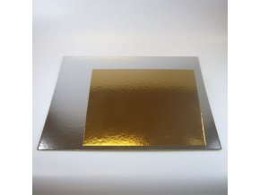Papírová podložka zlatá hladká 30 x 30 cm