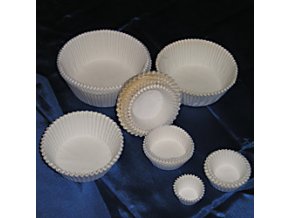 Cukrářské košíčky bílé 30 x 21 mm - 100 ks
