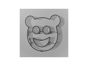 Medvěd úsměv - kov