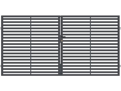 1118 arizona brana dvoukridla sirka 3000 x vyska 1500 mm se zamkem klikou a zastrci