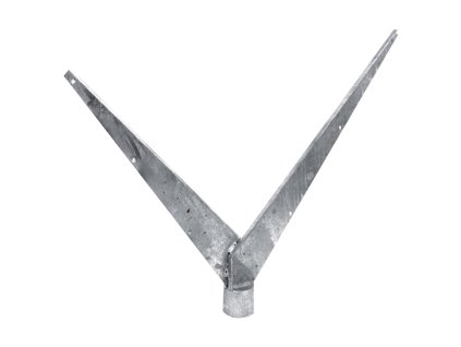 1238 bavolet 2 stranny na sloupek 48 mm zn