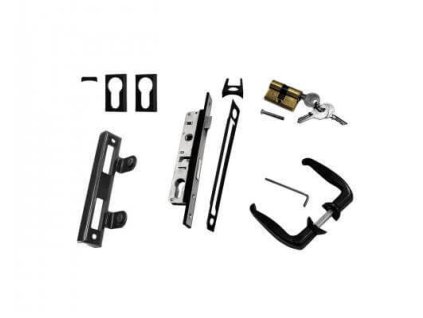 1247 set prislusenstvi pro dvoukridlou branu ideal universal antracit