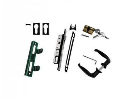 1250 set prislusenstvi pro dvoukridlou branu ideal universal zeleny