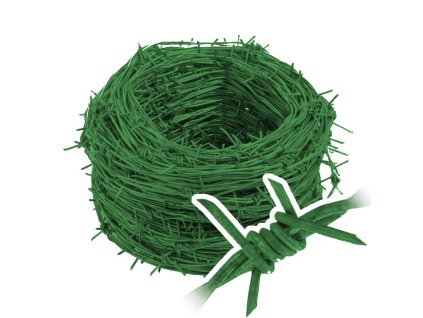 1799 ostnaty drat zn pvc 50 m