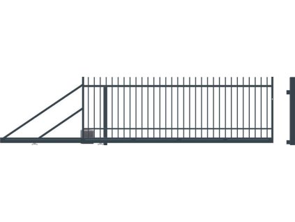 2480 nice posuvna brana sirka 4000 x 1440mm leva s pohonem